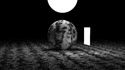 Image 18: Scene with rectangle and sphere light sources